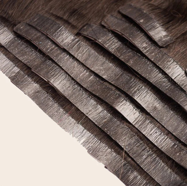Natural Hair Extensions, Seamless Clips