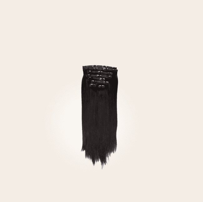 Natural Hair Extensions, Seamless Clips